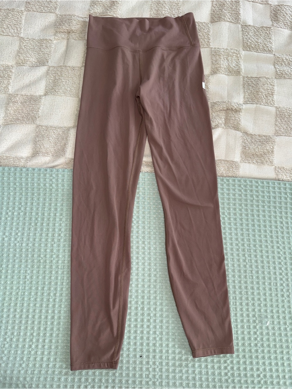Vuori Mauve Brown High-Waist Leggings